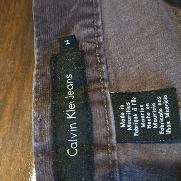 Calvin Klein Brown Corduroy Bootcut Jeans - Picture 2 of 9